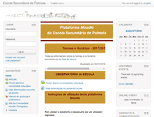 Tablet Screenshot of moodle.espalmela.net